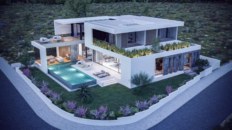 Luxurious and Serene Villa Image