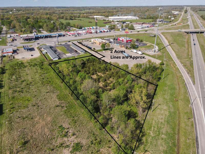 2 Acres with lines from I-44