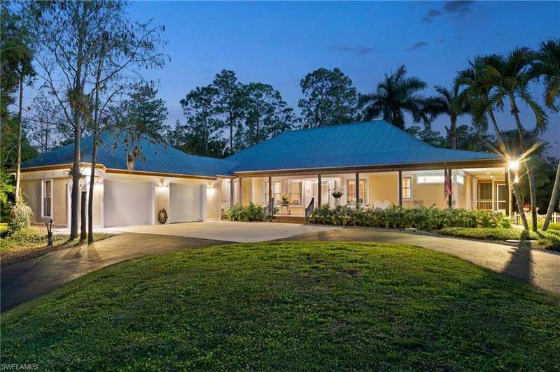 Front of Estate Home