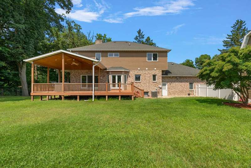 Wonderful open backyard