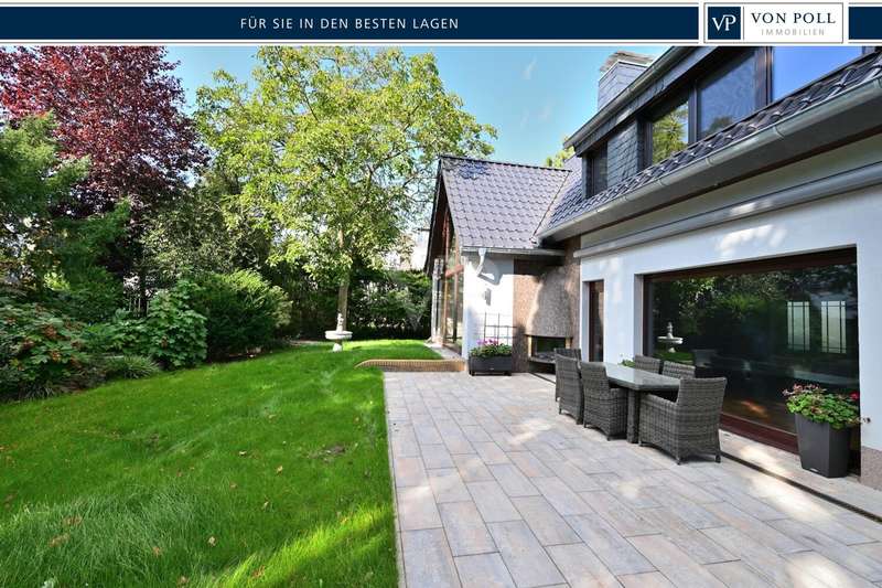 Vogelperspektive mit der Lage unweit der Havel