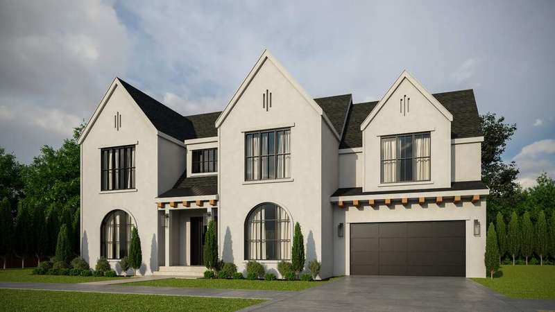 Rendering of future home exterior - front view