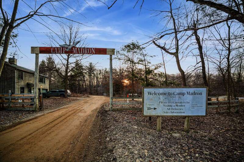Clean private roads throughout the 216 acre Camp