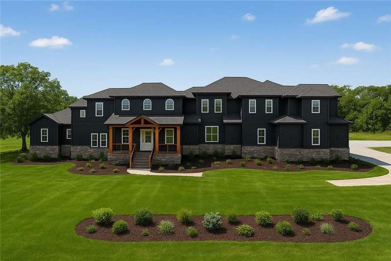 Rendering of what the finished home could look lik