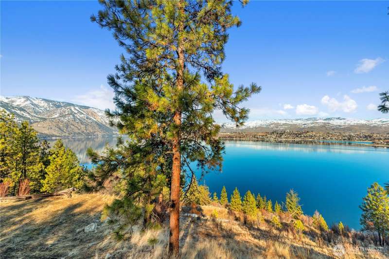 Beatiful Views of Lake Chelan from this residential property.
