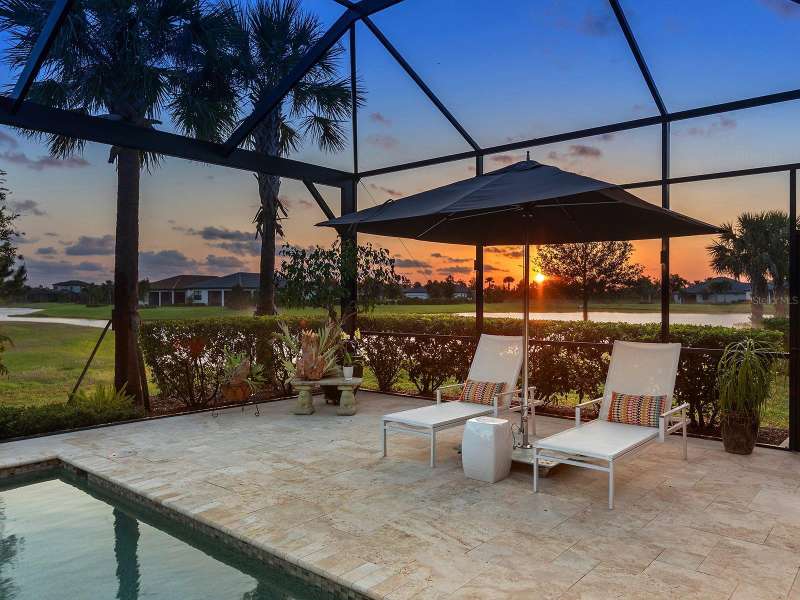 Private lot with water and conservation area