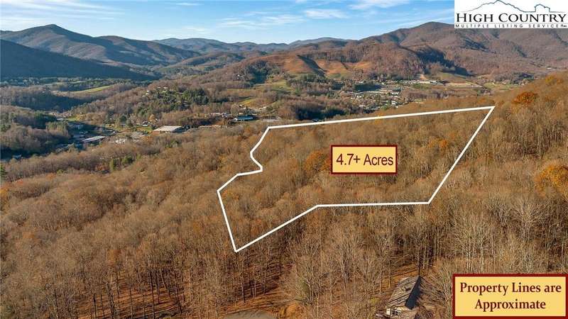 4.7 acres of privacy that back up to Mount Jeffers