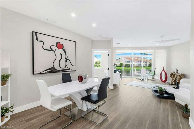 Dining area connected to the kitchen and living spaces!