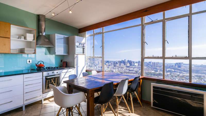 view from kitchen