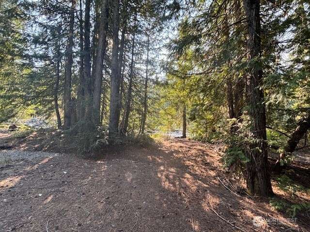 Peeks of the river visible from the lot!