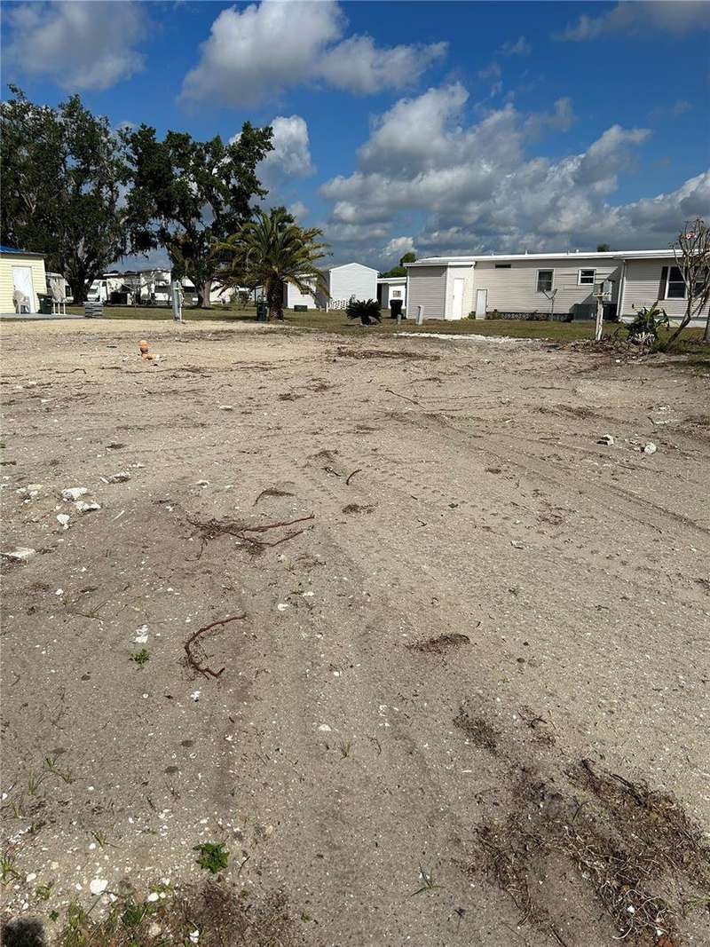 Cleared Mobile Home Lot