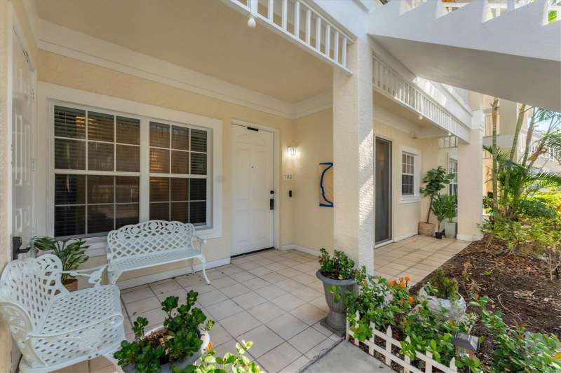 nice inviting space at front entry