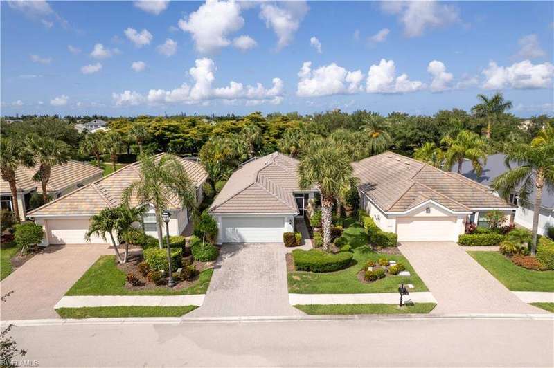 View from above of property