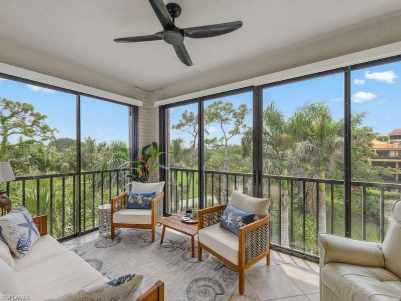Lanai with east and south views