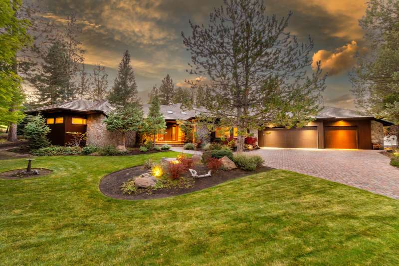 Beautiful front landscaping