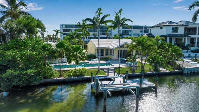 View of property from canal side