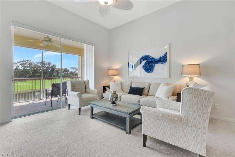Lovely Great Room, with a sneak peak of the stunning view!
