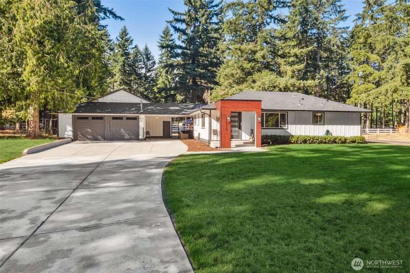 Beautifully updated with Northwest Contemporary touches on its estate-style setting of almost 2.5 acres!