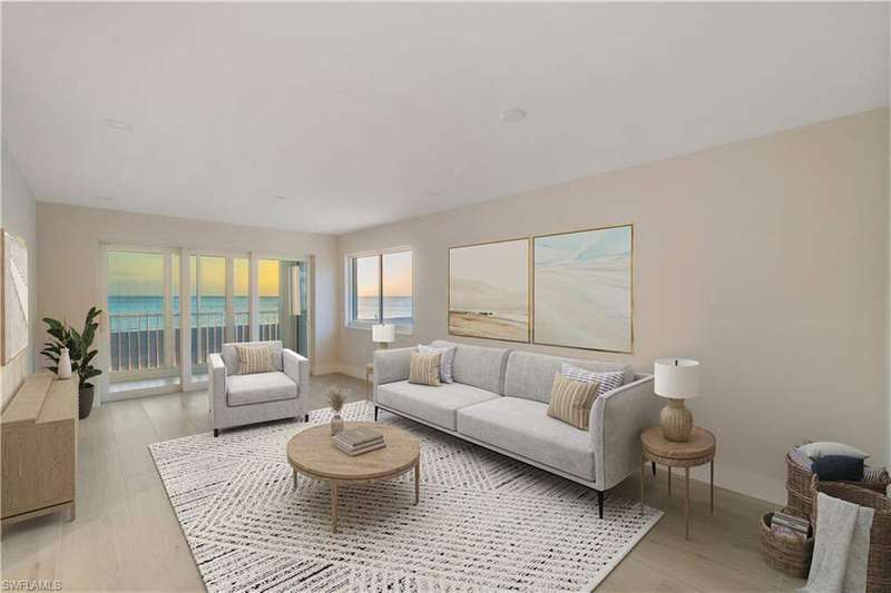 Virtually Staged Living Room