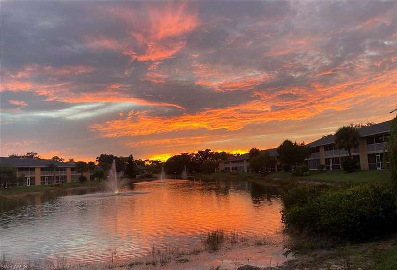 Fabulous long lake views from this end unit