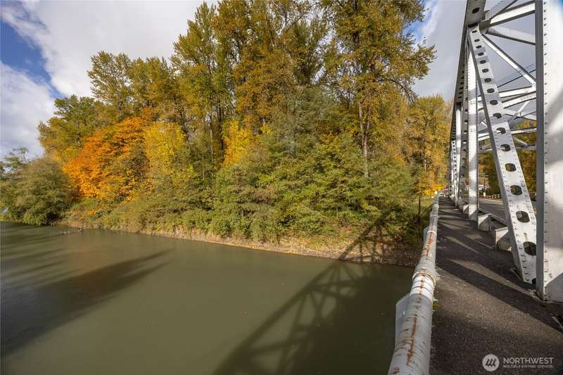 Beautiful River Access as seen from the bridge