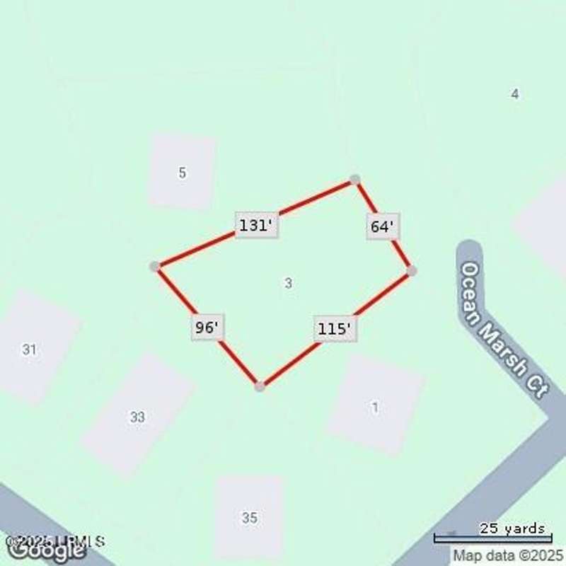 3 Ocean Marsh Lot Dimensions