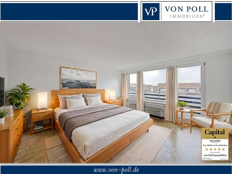 Schlafzimmer Möblierungsbeispiel