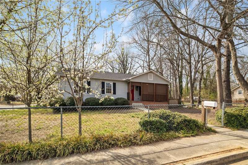 Fenced in Front Yard