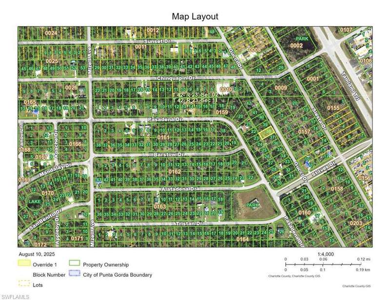 Aerial overview of property's location