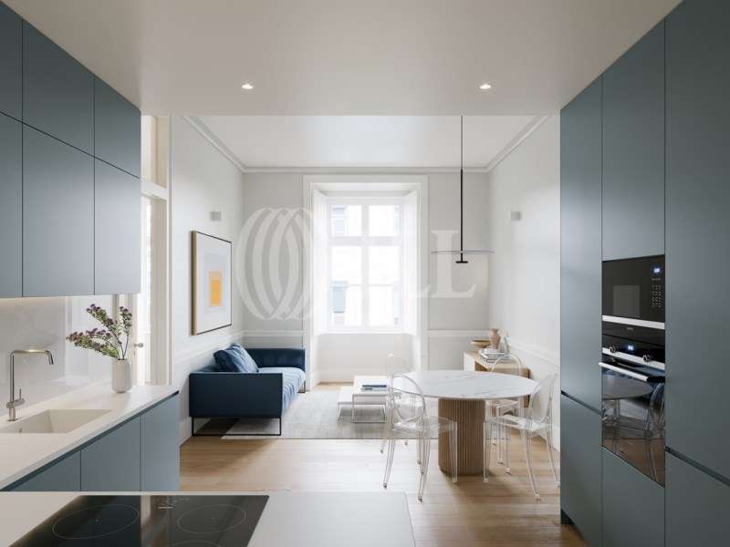 Sala e cozinha modelo Rossio 85