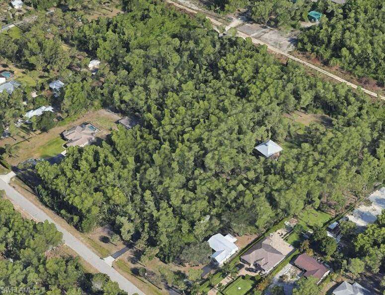 Aerial view of property's location