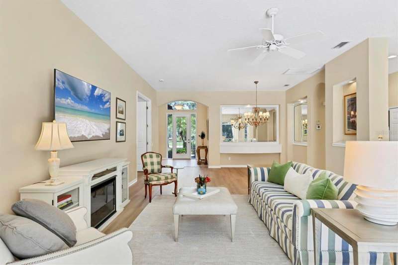 Great room looking out to the pool