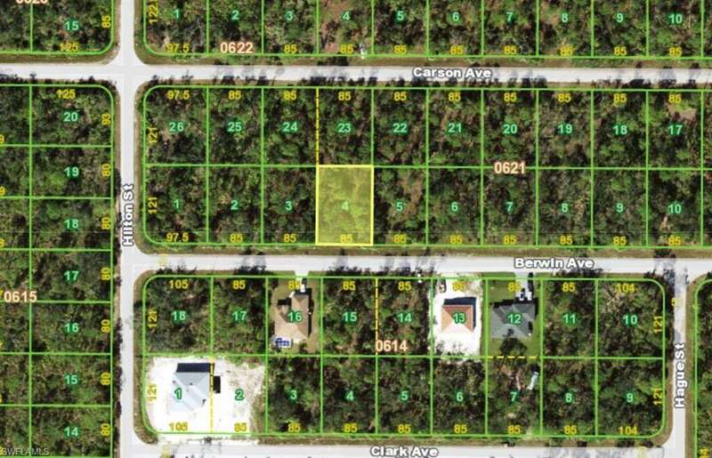 Aerial overview of property's location