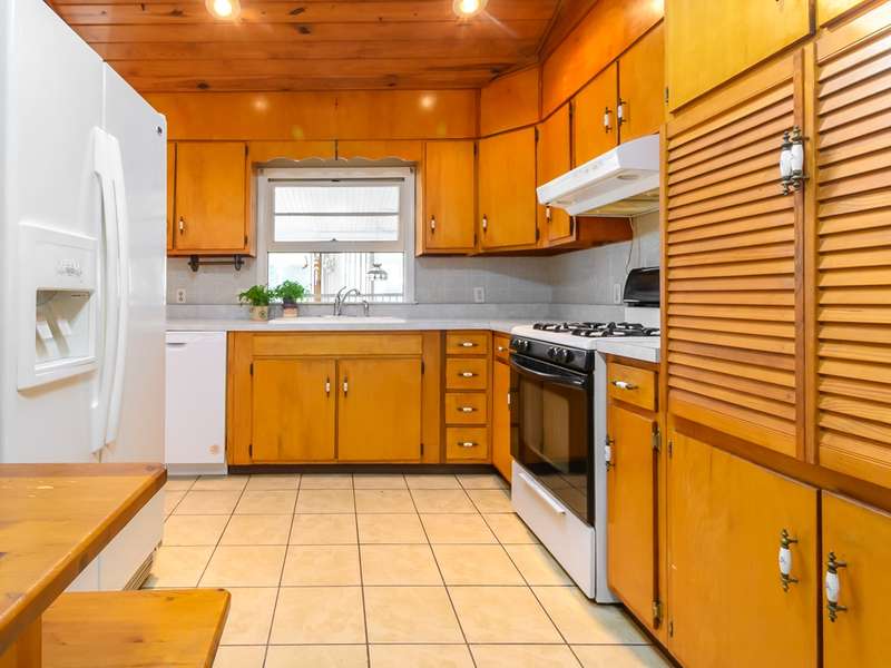 Light-filled Mid-Century Mod Kitchen features auth