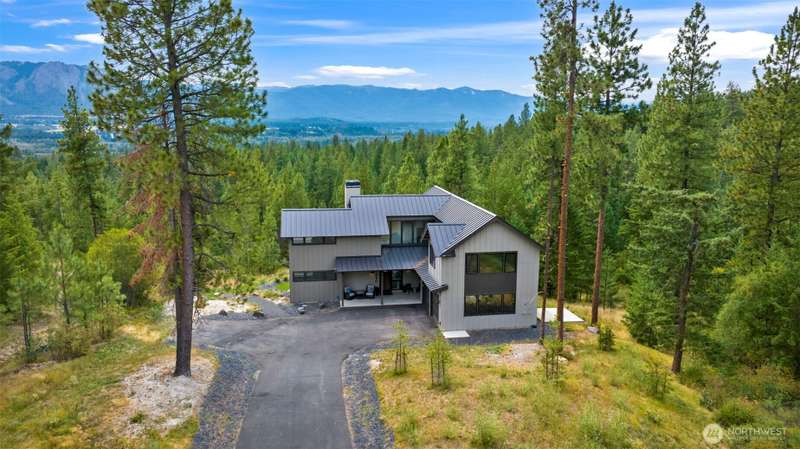 As you can see, this home is truly surrounded by the woods - you may see bear, deer, wild turkeys and elk