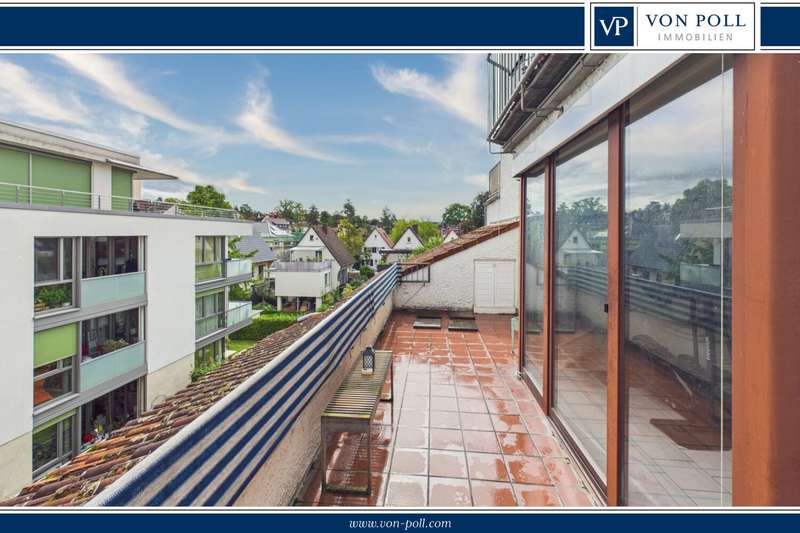 großzügige Dachterrasse