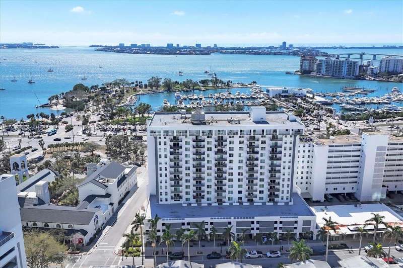 amazing views from this condo of Marina Jack's