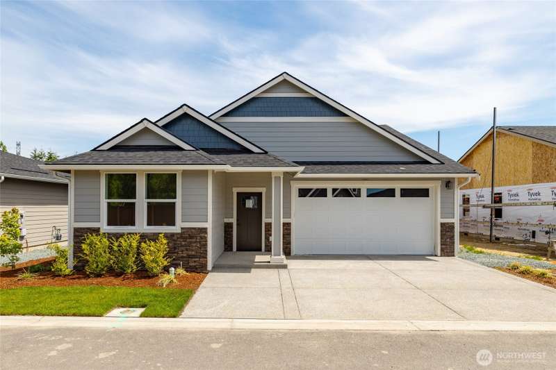 Welcome home to this newly completed 3 bed/1.75 bath home in Brickyard Park a 55+ Community!