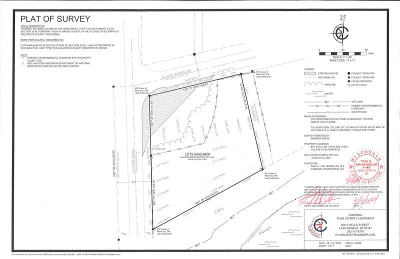 .81 acre on Pell Lake