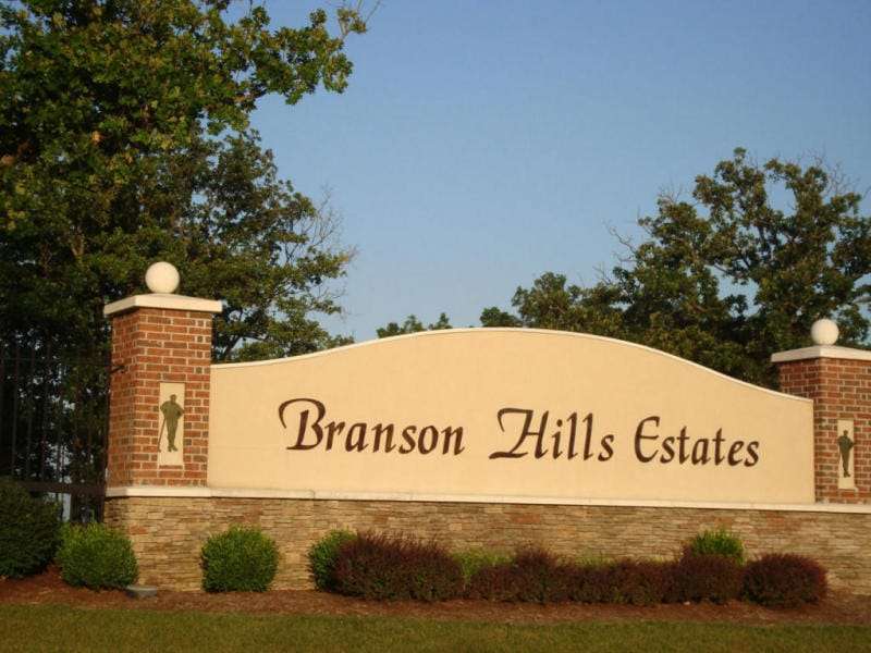 Entrance to Branson Hills Estates