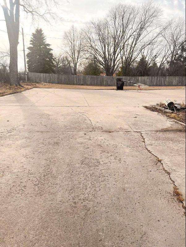 back driveway
