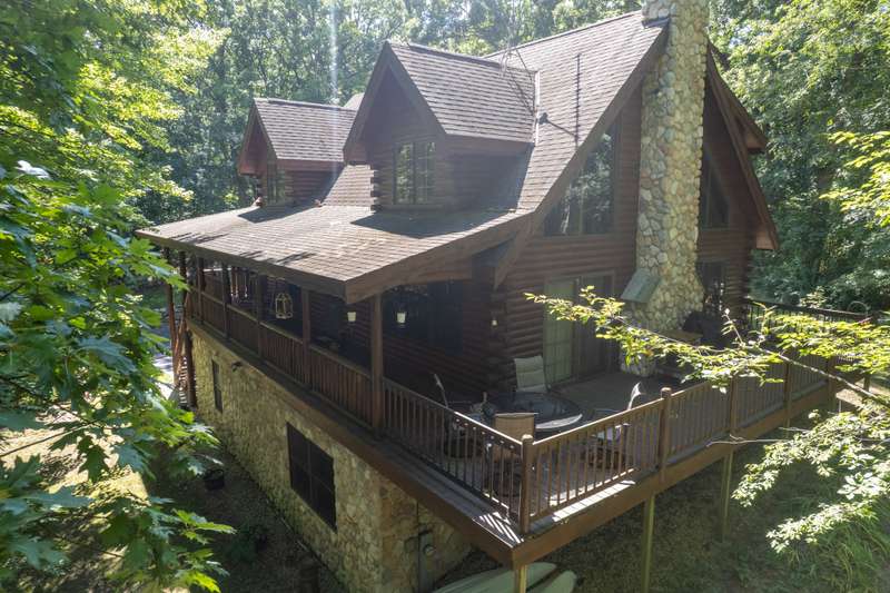 Front-2 sides of 3 sided porch