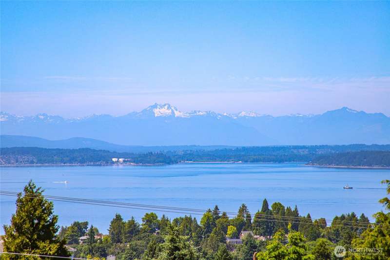 Unobstructed Olympic Mountain & Sound views.