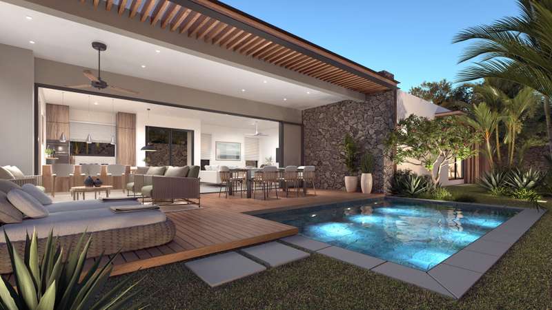 villa residentielle vace piscine et jardin - achat immobilier ile maurice - diane watkins property consult