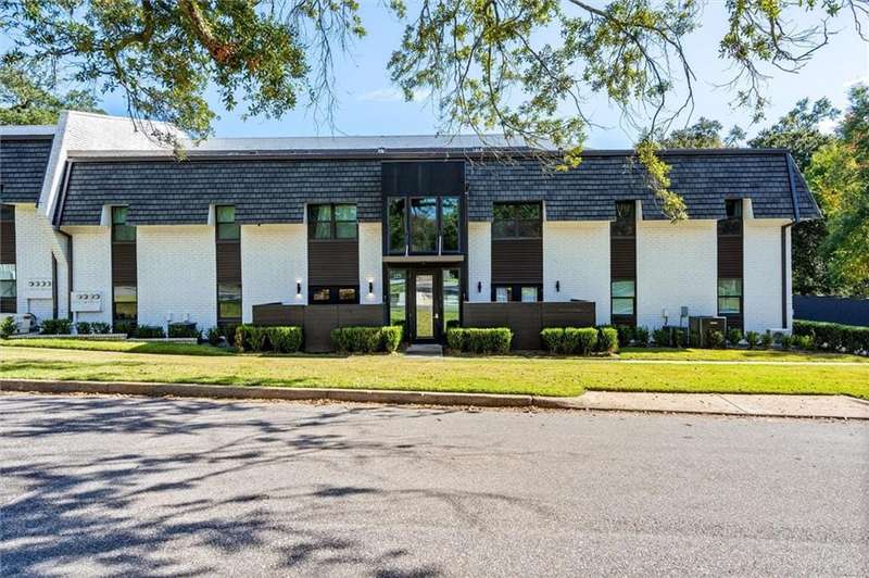 View of building exterior with central AC