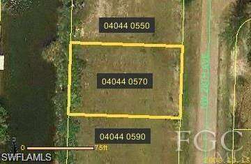 Aerial map of property and surrounding area featuring property parcel outlined