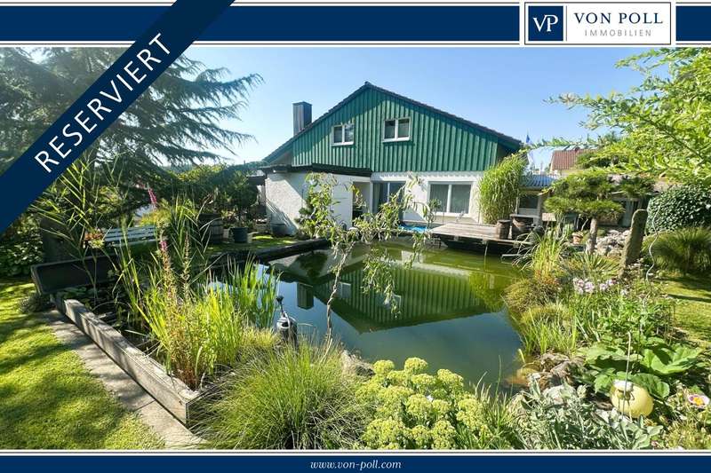 Hausansicht Teichseite