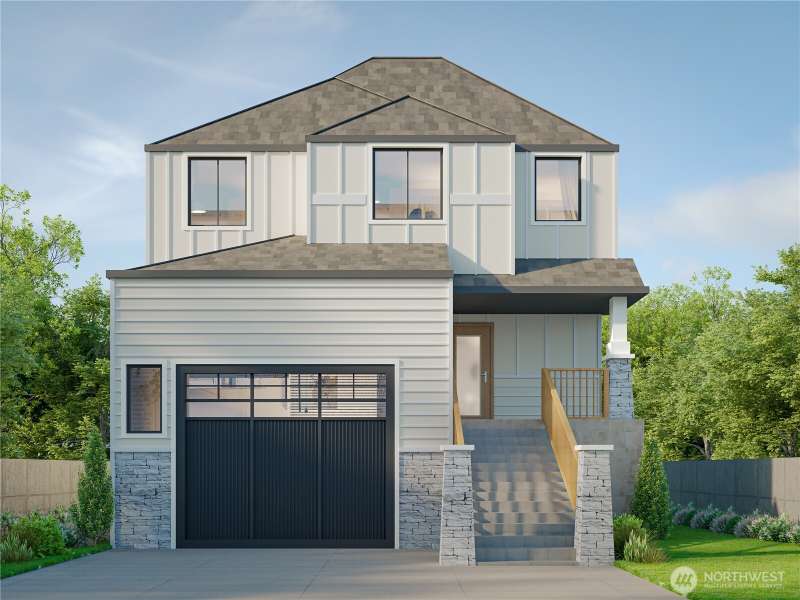 Exterior renderings are examples only and are for illustration purposes; actual finishes and details may vary.