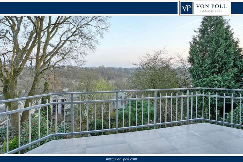 Aussicht vom Balkon