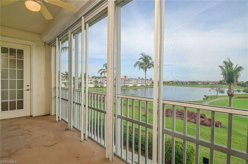 Golf course and lake views